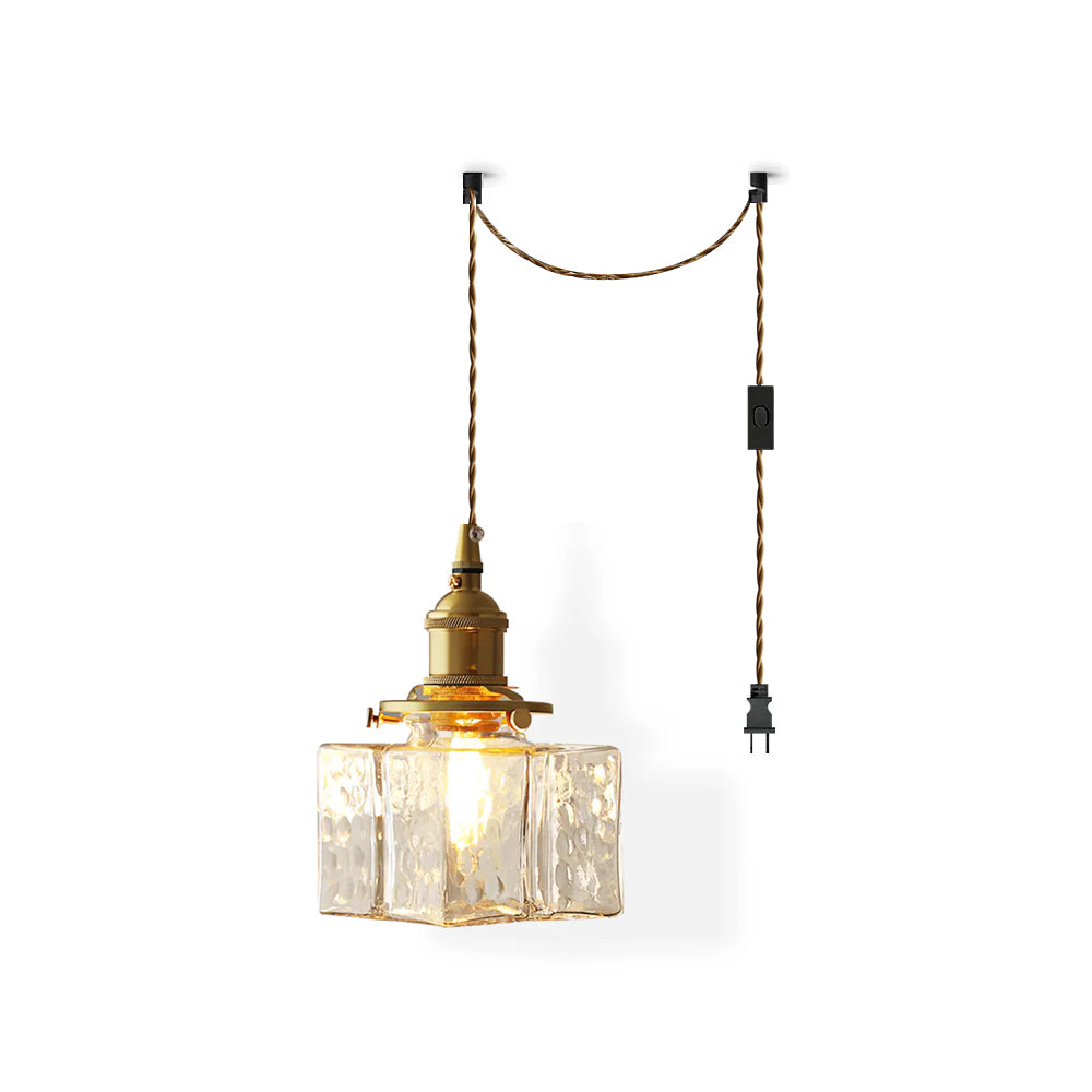 Westinghouse 12-Foot Swag Kit For Pendant Light – Polished Brass Finish, 15-Foot Cord Set, White Switch, Holds Up To 35 Lbs