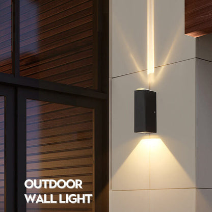 LED Waterproof Outdoor Wall Sconce Light Fixture - Modern Rectangular Design for Patios, Gardens, and Entryways