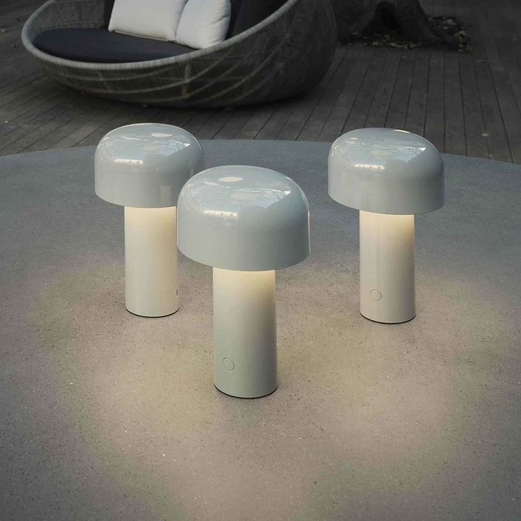 Rechargeable Mushroom Table Lamp - Modern LED Design for Home Office & Nightstand Use