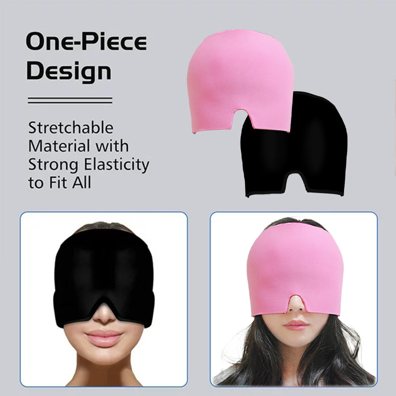 Migraine  Silicone Cold Headache Cap Hot/Cold