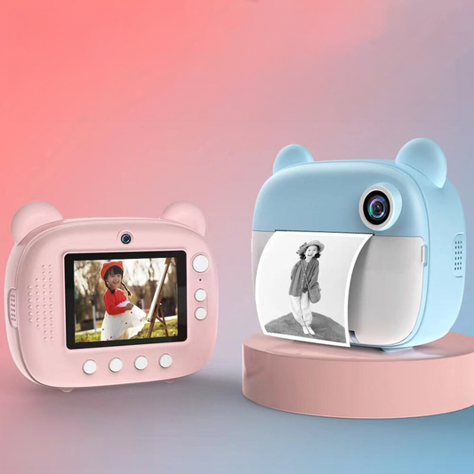 Childrens Polaroid Instant Print Camera Digital Pink for Preschoolers Childs