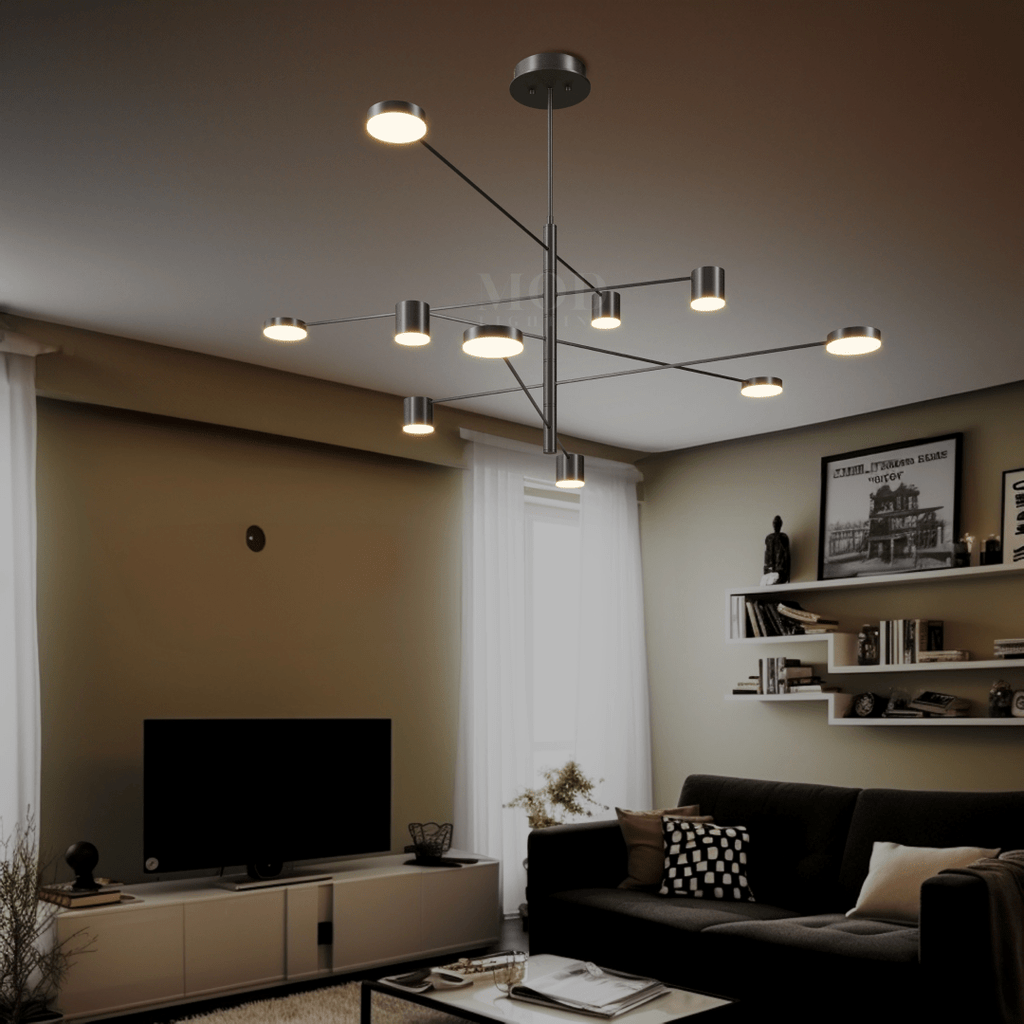 Nordic Lynx Lighting Fixture – Elegant Living Room Lamp with Warm, Even Light and Stylish Design