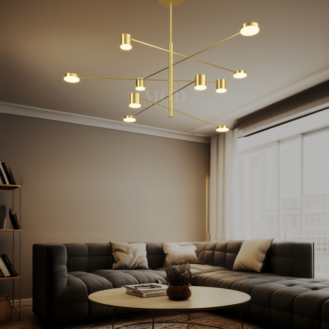 Nordic Lynx Lighting Fixture – Elegant Living Room Lamp with Warm, Even Light and Stylish Design