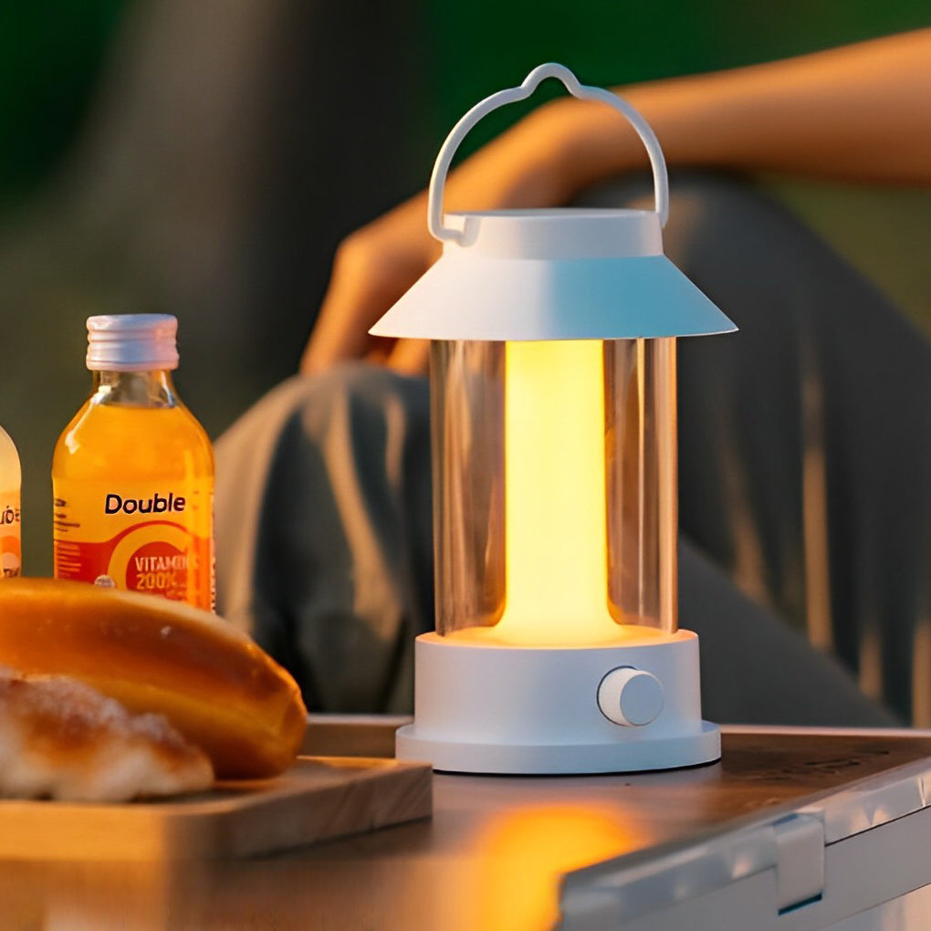 Portable Waterproof Dimmable LED Lantern - USB Rechargeable Outdoor Light for Camping & Emergency Use