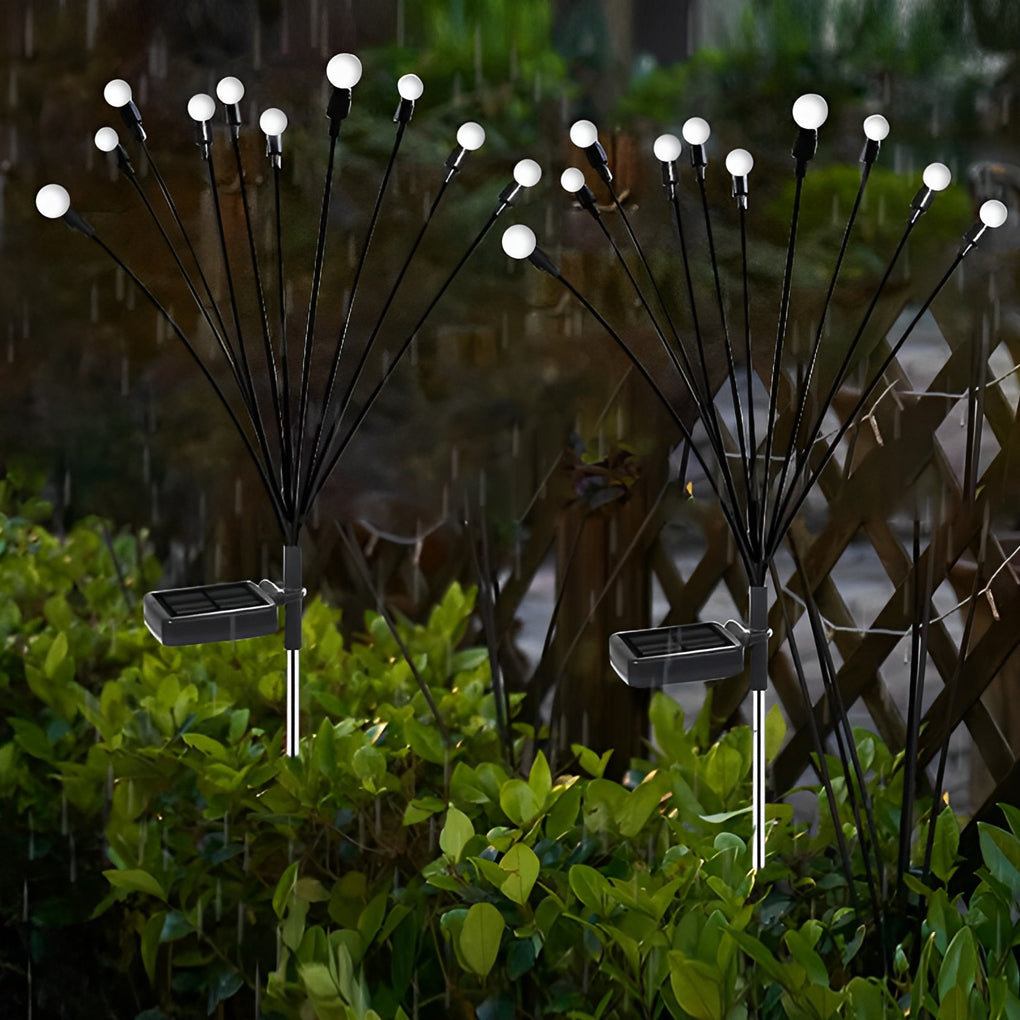 Solar Firefly Garden Lights - Eco-Friendly Weatherproof Outdoor LED Lighting for Pathways & Patios