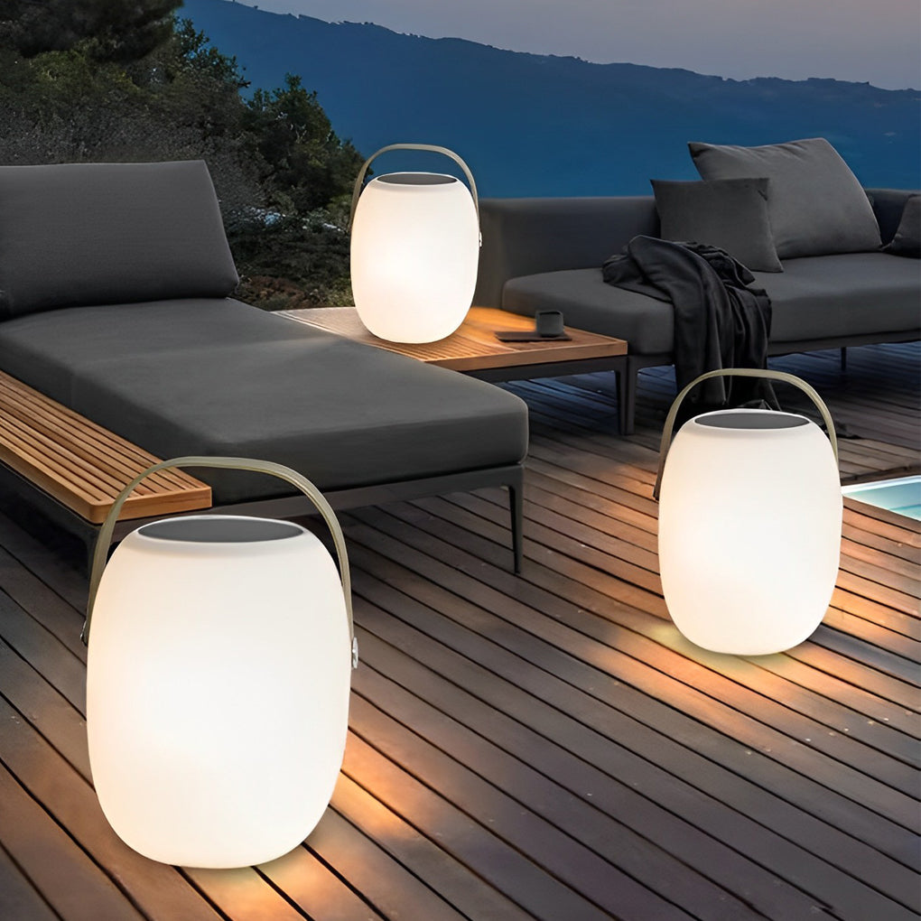 Solar Powered Portable Outdoor Table Lantern: High-End Waterproof Patio Light for Dining, Balcony & Garden | Cordless & Rechargeable | Outdoor Patio Lights