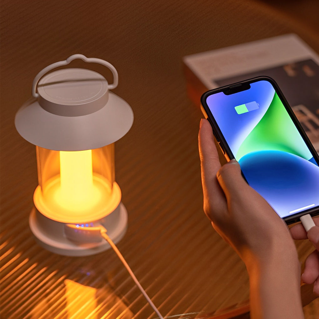 Portable Waterproof Dimmable LED Lantern - USB Rechargeable Outdoor Light for Camping & Emergency Use