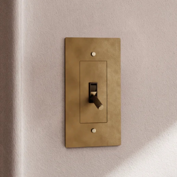 Solid Brass Toggle Light Switch | 1–4 Gang, UL Listed, Premium Durable Design