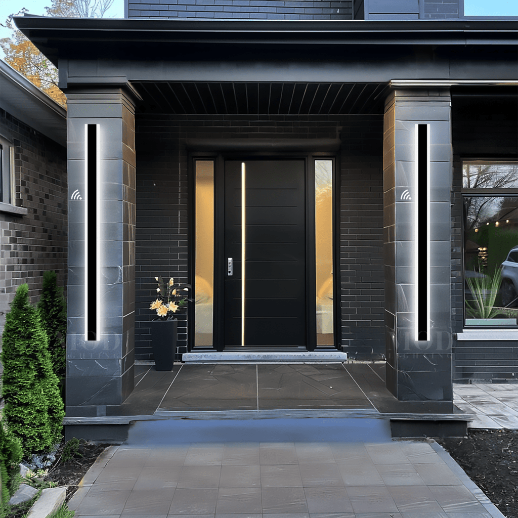 LED Motion Sensor Light - Wireless Outdoor Security Light with Adjustable Brightness for Pathways, Garages, and Entryways