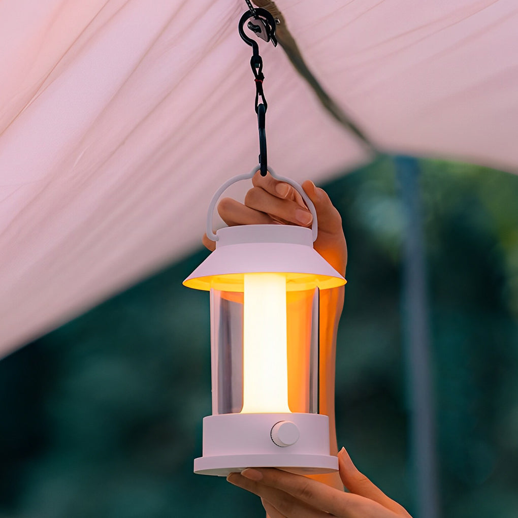 Portable Waterproof Dimmable LED Lantern - USB Rechargeable Outdoor Light for Camping & Emergency Use