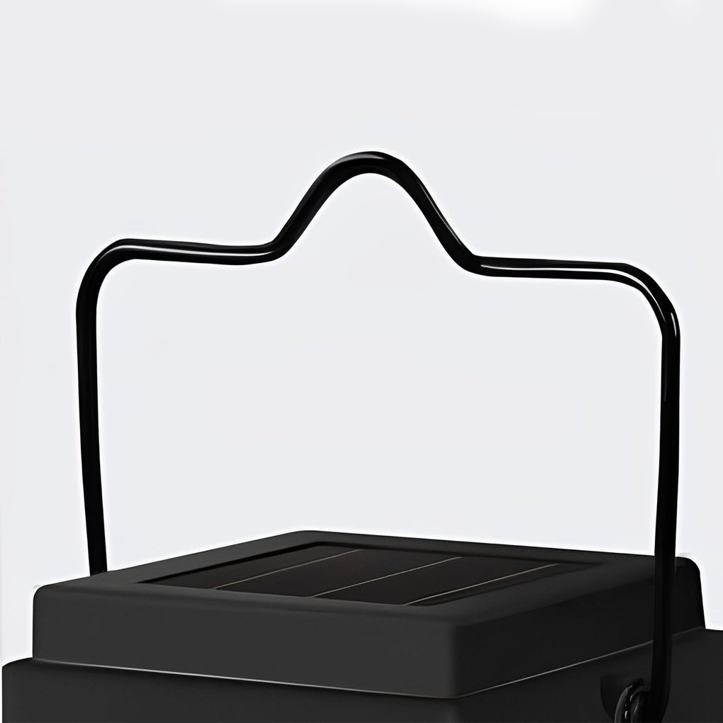 LED Portable Solar Lantern - Waterproof Intelligent Outdoor Light for Camping & Garden Use