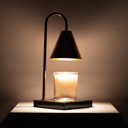 Unique White Candle Warmer with Dimmer | Electric Warmer Lamp for Cozy Candlelight Ambiance