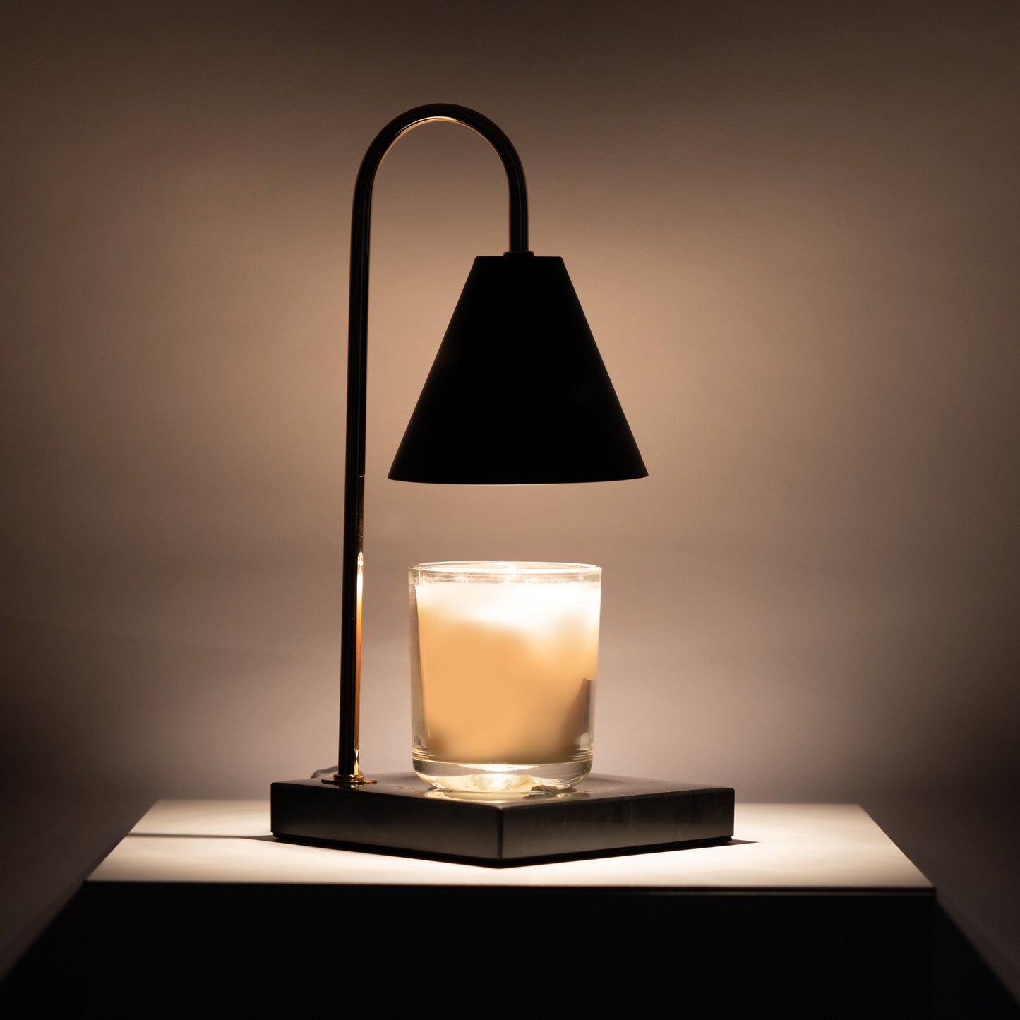 Unique White Candle Warmer with Dimmer | Electric Warmer Lamp for Cozy Candlelight Ambiance