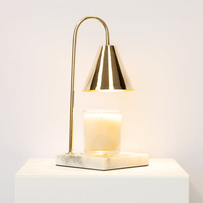 Unique White Candle Warmer with Dimmer | Electric Warmer Lamp for Cozy Candlelight Ambiance