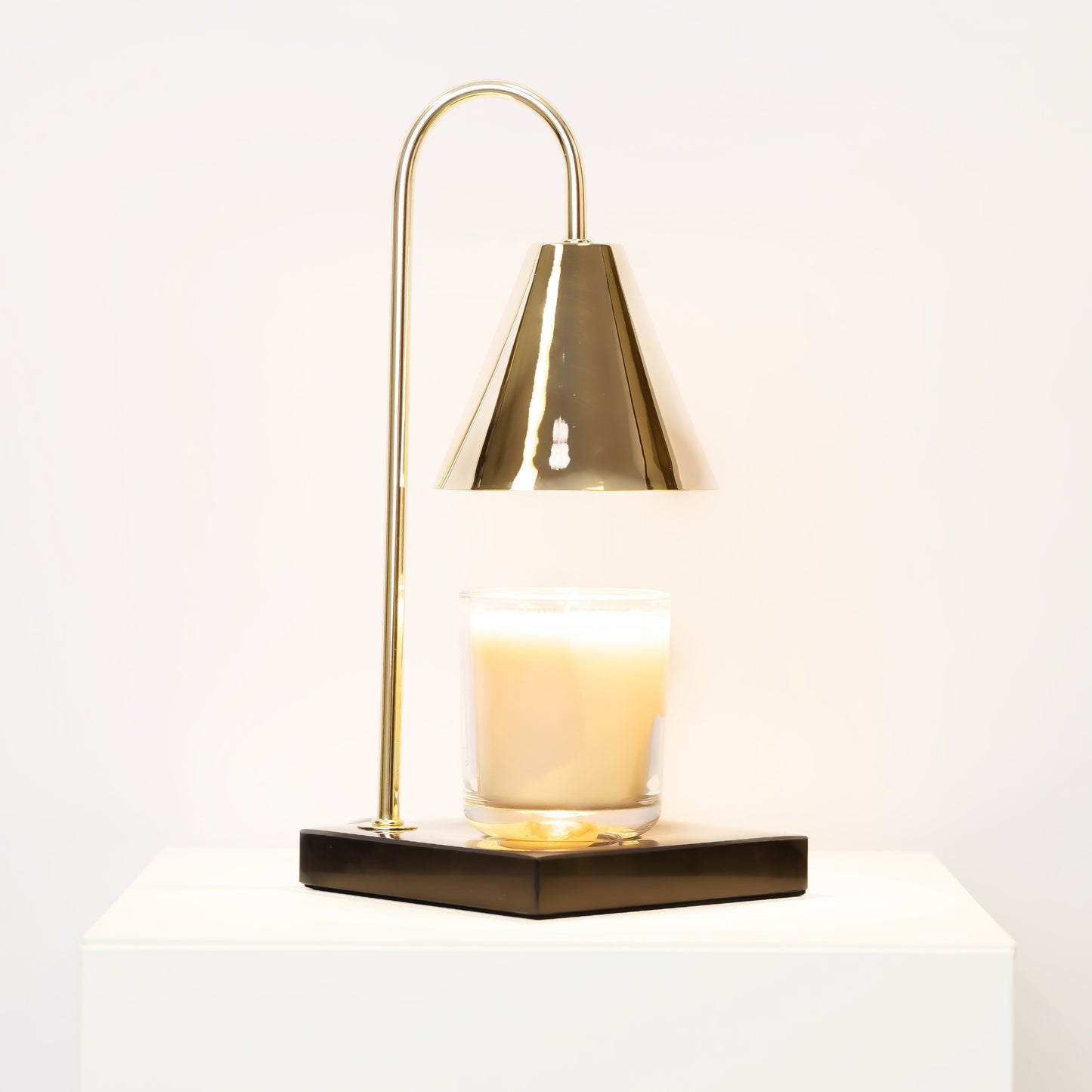 Unique White Candle Warmer with Dimmer | Electric Warmer Lamp for Cozy Candlelight Ambiance