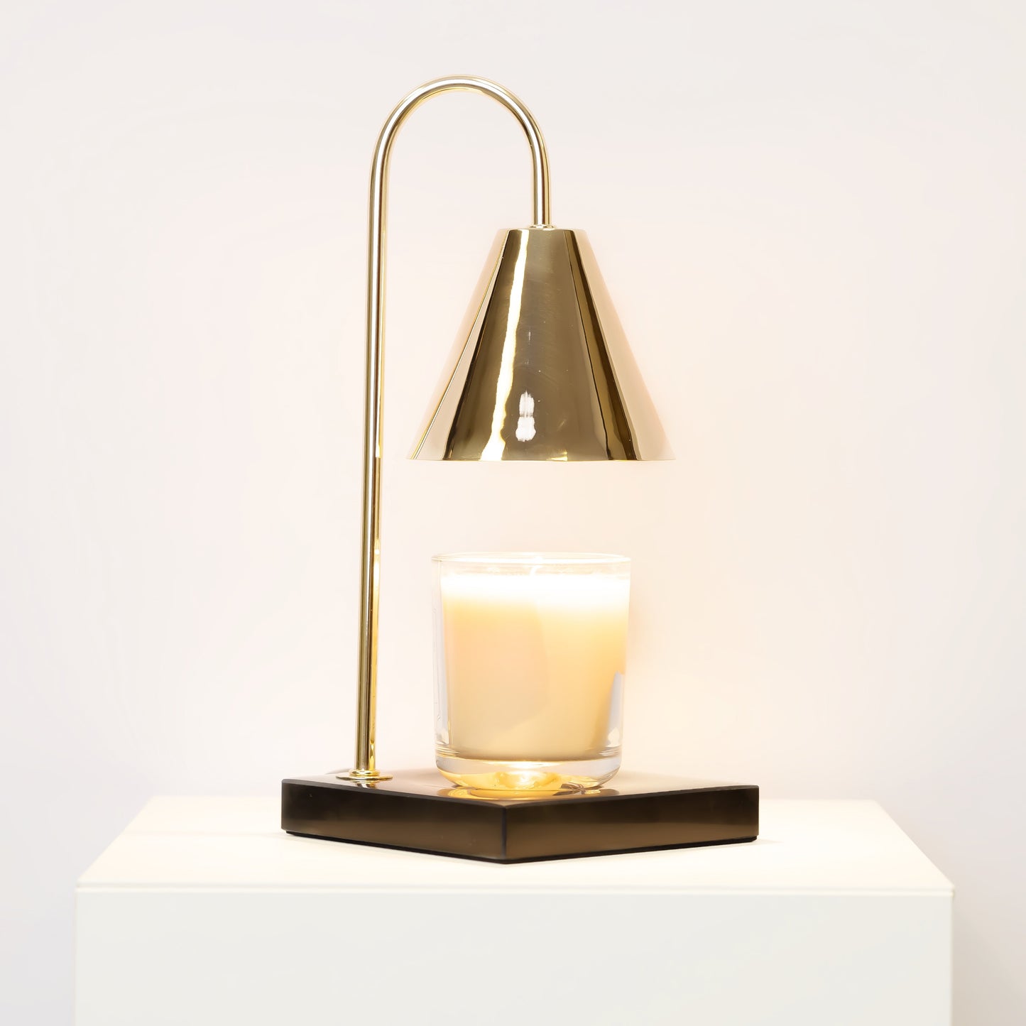 Unique White Candle Warmer with Dimmer | Electric Warmer Lamp for Cozy Candlelight Ambiance