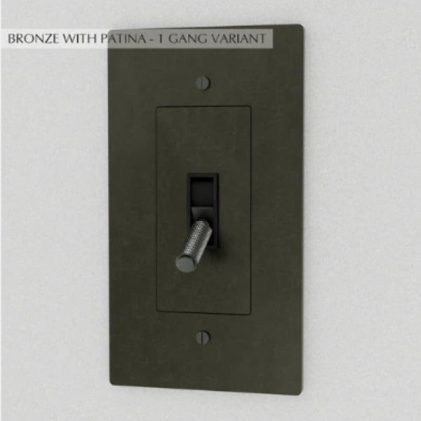 Solid Brass Toggle Light Switch | 1–4 Gang, UL Listed, Premium Durable Design