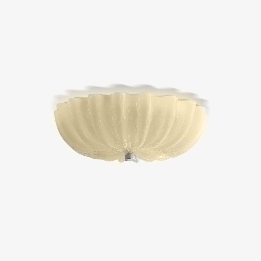 Murano Glass Flush Ceiling Light | Dimmable, Warm & Cool Light Options for Indoor Use