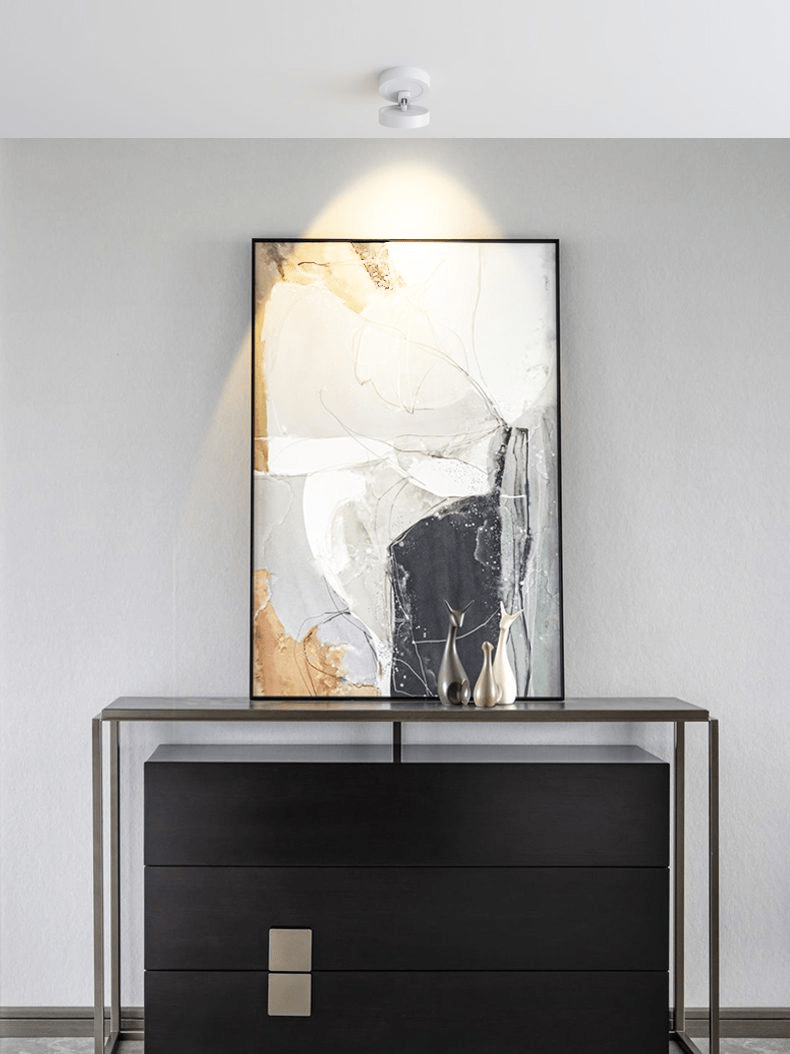 Round Rotating LED Downlight | 90° Adjustable, 355° Rotation & Ideal for Indoor Accent Lighting