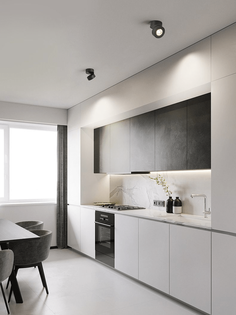 Round Rotating LED Downlight | 90° Adjustable, 355° Rotation & Ideal for Indoor Accent Lighting