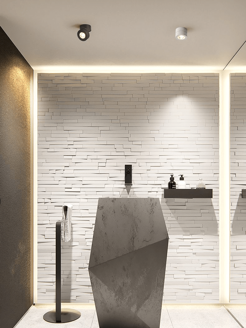 Round Rotating LED Downlight | 90° Adjustable, 355° Rotation & Ideal for Indoor Accent Lighting