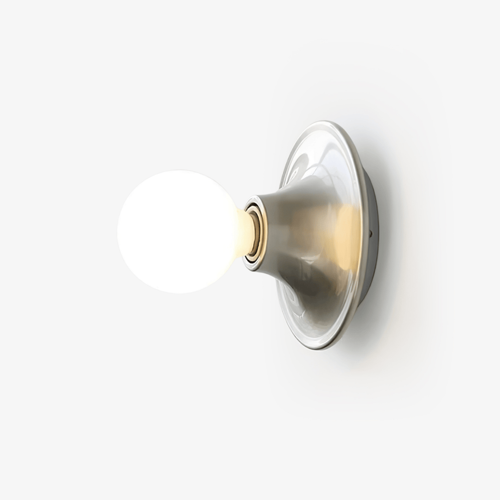 Eclipta Wall Sconce | Metal & Glass, Minimalist Design for Indoor Use in Modern Interiors