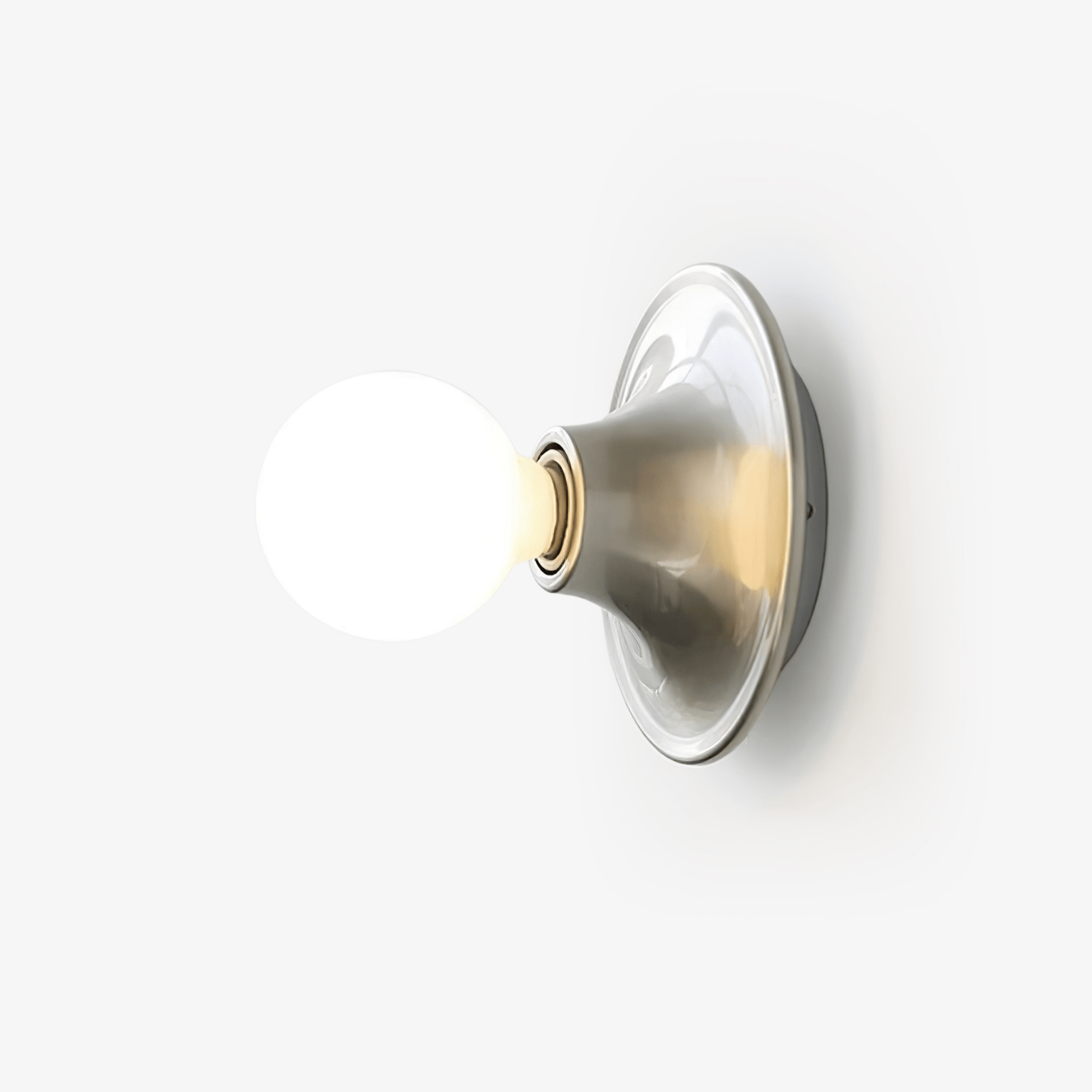 Eclipta Wall Sconce | Metal & Glass, Minimalist Design for Indoor Use in Modern Interiors