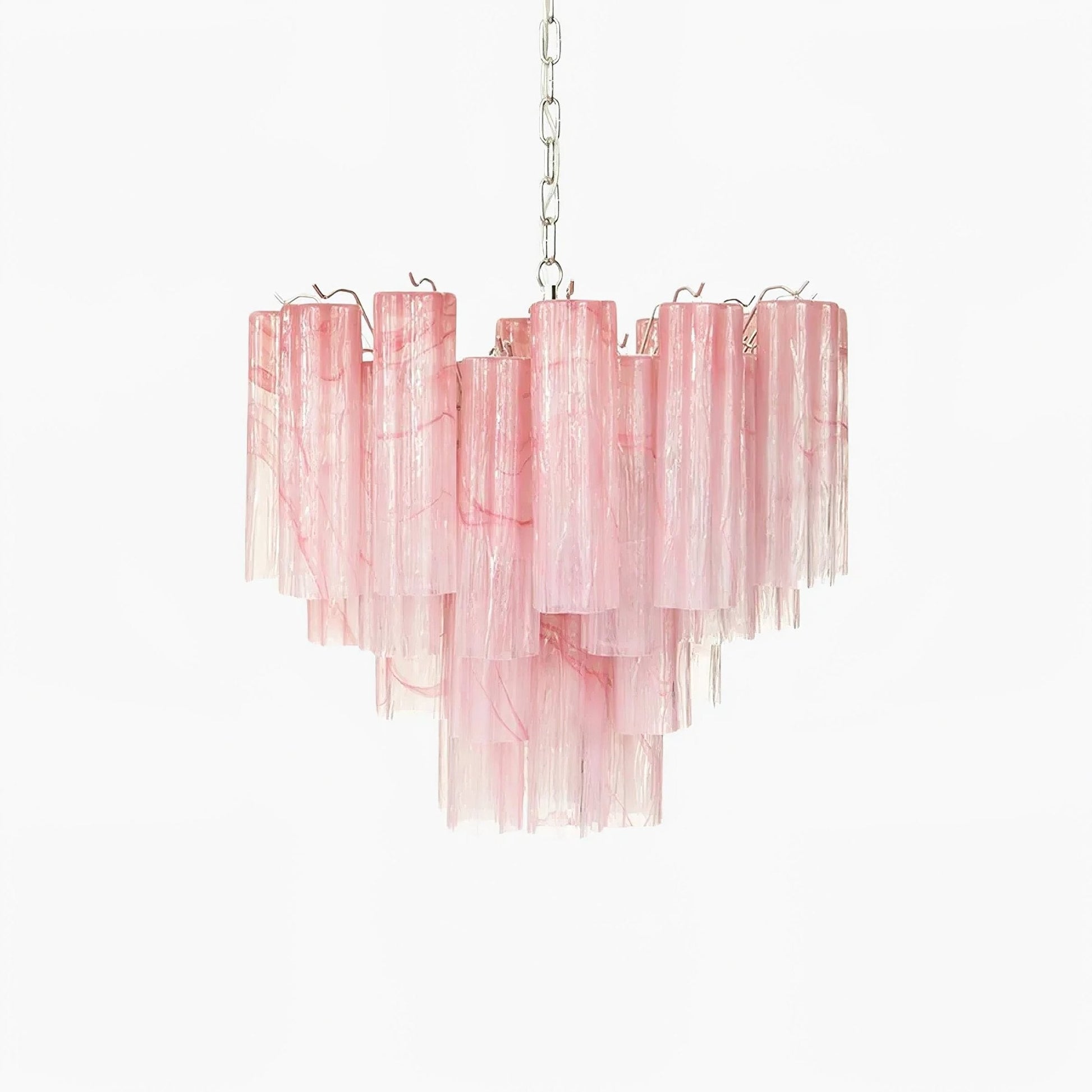 Murano Tubes Chandelier | Hand-Blown Glass, Customizable Size & Finish for Dining Room or Bedroom