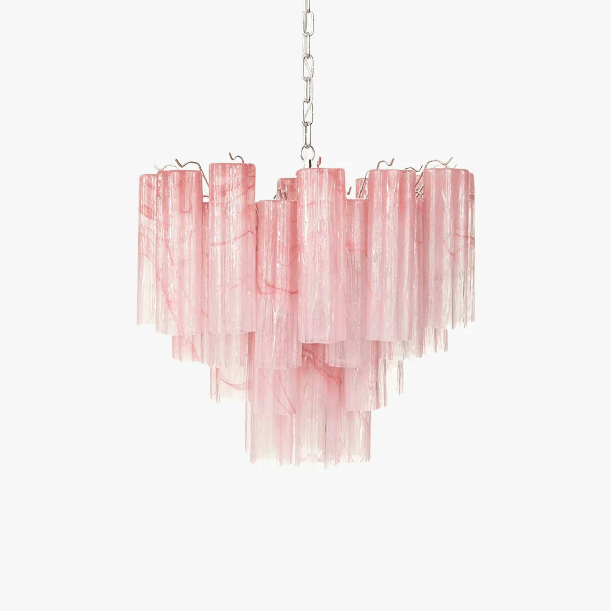 Murano Tubes Chandelier | Hand-Blown Glass, Customizable Size & Finish for Dining Room or Bedroom