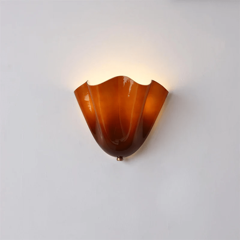 Petalia Wall Light | Soft Curves, Translucent Finish & Ambient Glow for Hallways, Bedrooms & Living Rooms