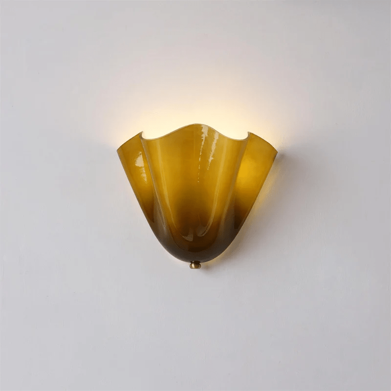 Petalia Wall Light | Soft Curves, Translucent Finish & Ambient Glow for Hallways, Bedrooms & Living Rooms