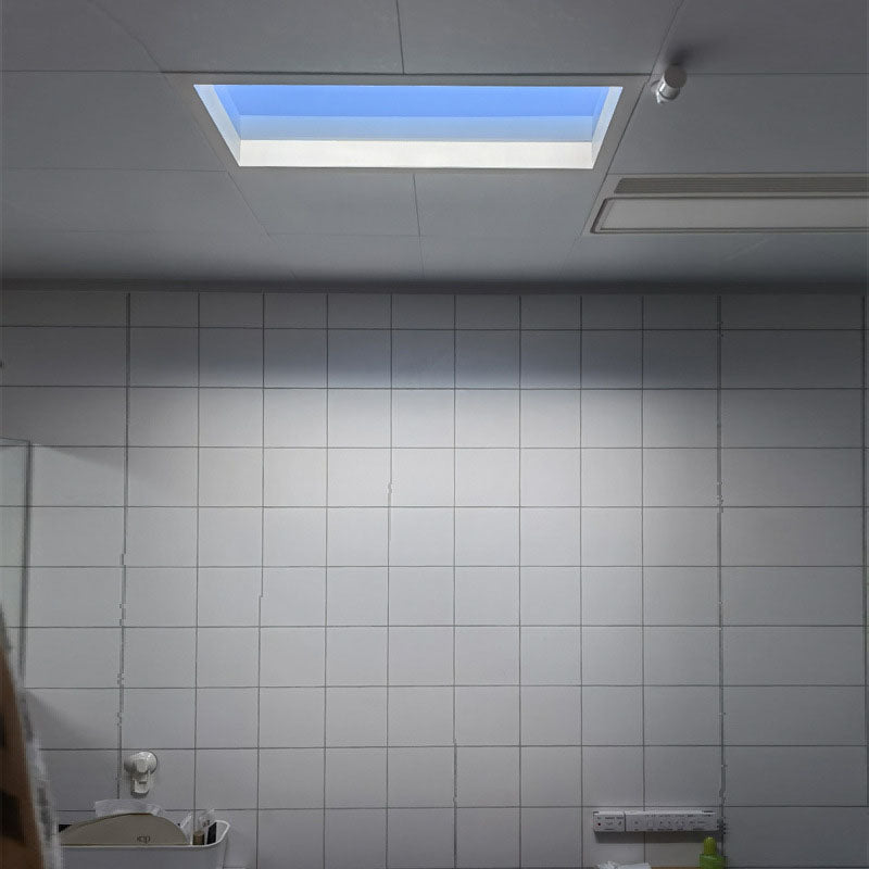 LED Flush Mount Ceiling Light - Modern Smart Blue Sky Aluminum Fixture for Home, Kitchen & Living Room Lighting