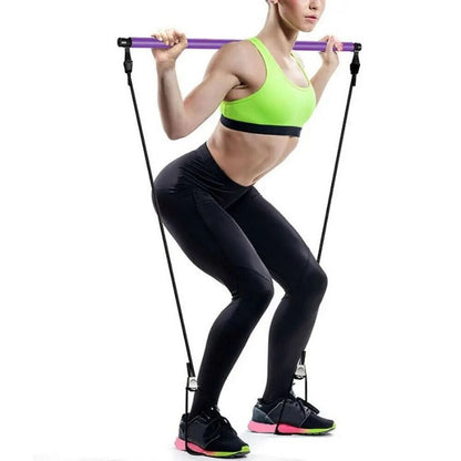 Portable Pilates Bar for Home Workouts | Easy-to-Use Muscle Strengthening Tool