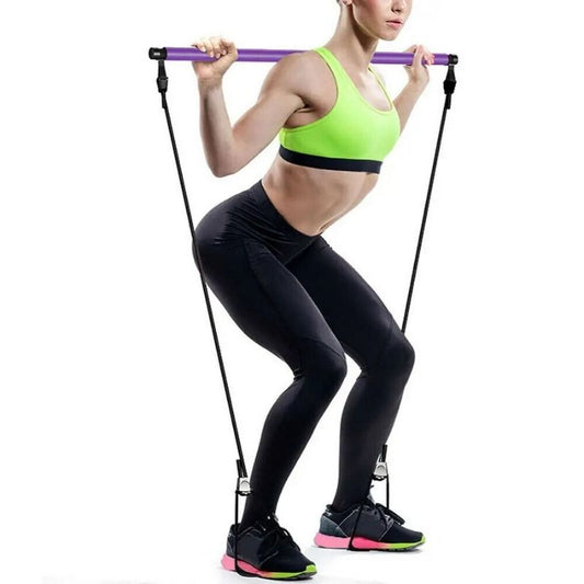 Portable Pilates Bar for Home Workouts | Easy-to-Use Muscle Strengthening Tool