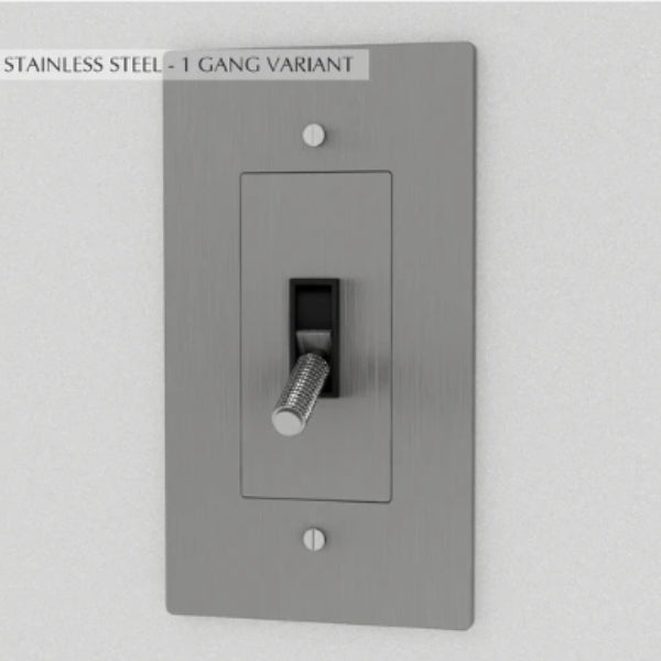 Solid Brass Toggle Light Switch | 1–4 Gang, UL Listed, Premium Durable Design