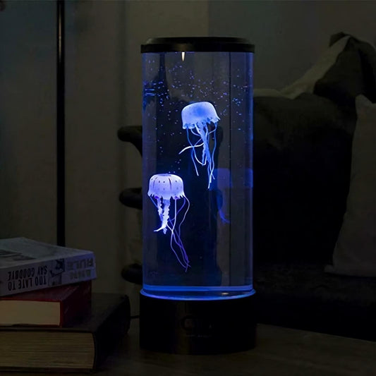 LED Jellyfish Aquarium Lamp with Color Changing Lights for Home Decor & Relaxation