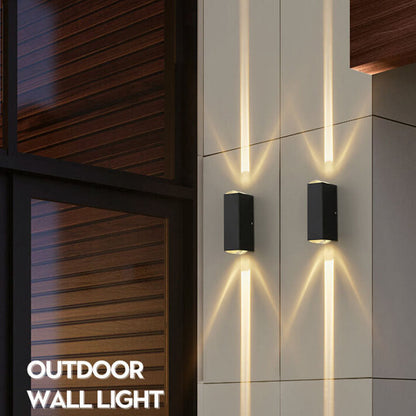 LED Waterproof Outdoor Wall Sconce Light Fixture - Modern Rectangular Design for Patios, Gardens, and Entryways