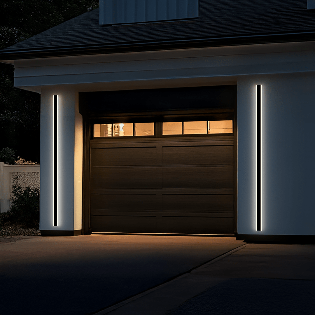 LED Outdoor Wall Light – Modern Weather-Resistant, Dimmable Exterior Sconce with 3 Color Temperatures