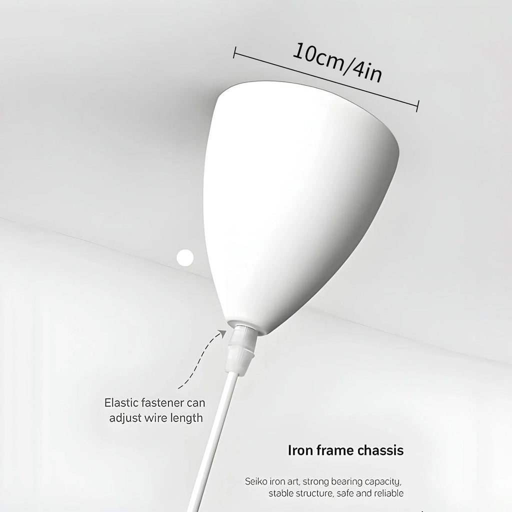 Modern Nordic Multi-layer Pendant Lamp | Adjustable Height, Sloped Ceiling Friendly & Ideal for Living Rooms and Dining Areas