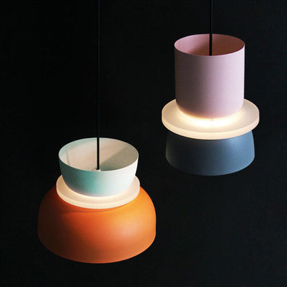 LED Pendant Light - Nordic Colorful Macaron Design for Kitchen Island & Dining Room Lighting