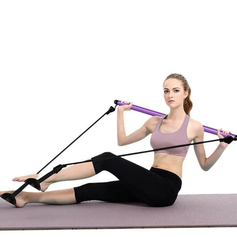 Portable Pilates Bar for Home Workouts | Easy-to-Use Muscle Strengthening Tool