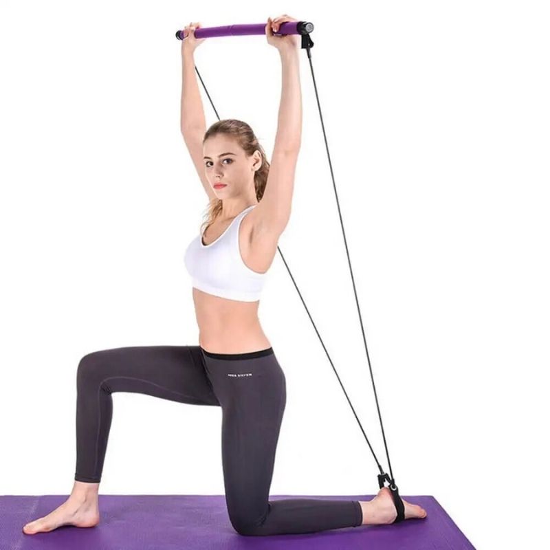 Portable Pilates Bar for Home Workouts | Easy-to-Use Muscle Strengthening Tool