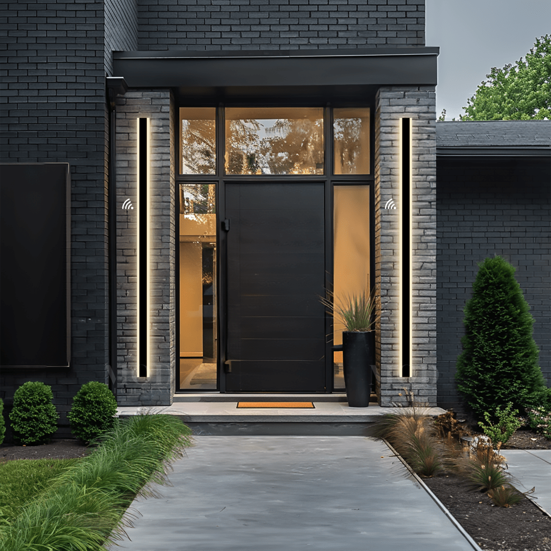 LED Motion Sensor Light - Wireless Outdoor Security Light with Adjustable Brightness for Pathways, Garages, and Entryways