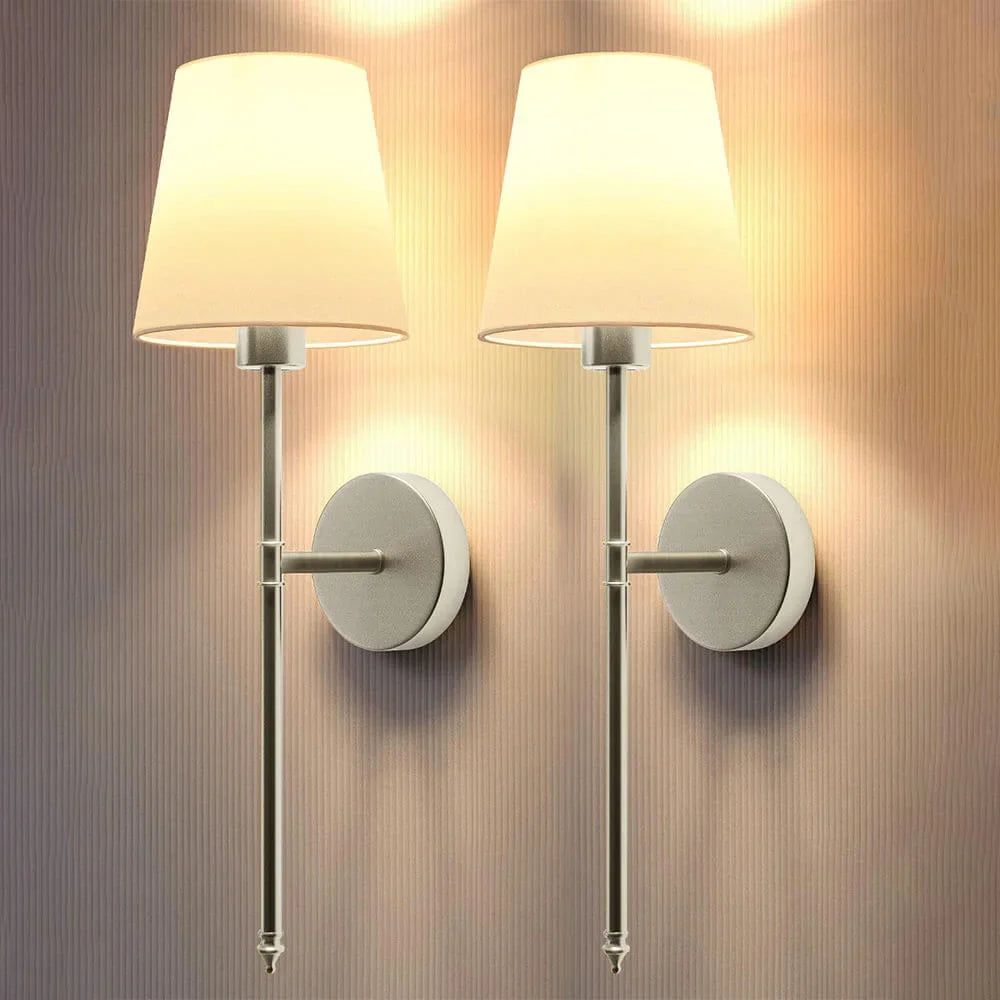 Battery Powered Wireless Wall Sconce Lighting - LED Indoor Lamps with USB and Remote, Ideal for Bedrooms or Hallways Bronze & Black Battery Operated Wall Sconces (SET OF 2 + 2 BULBS FREE)