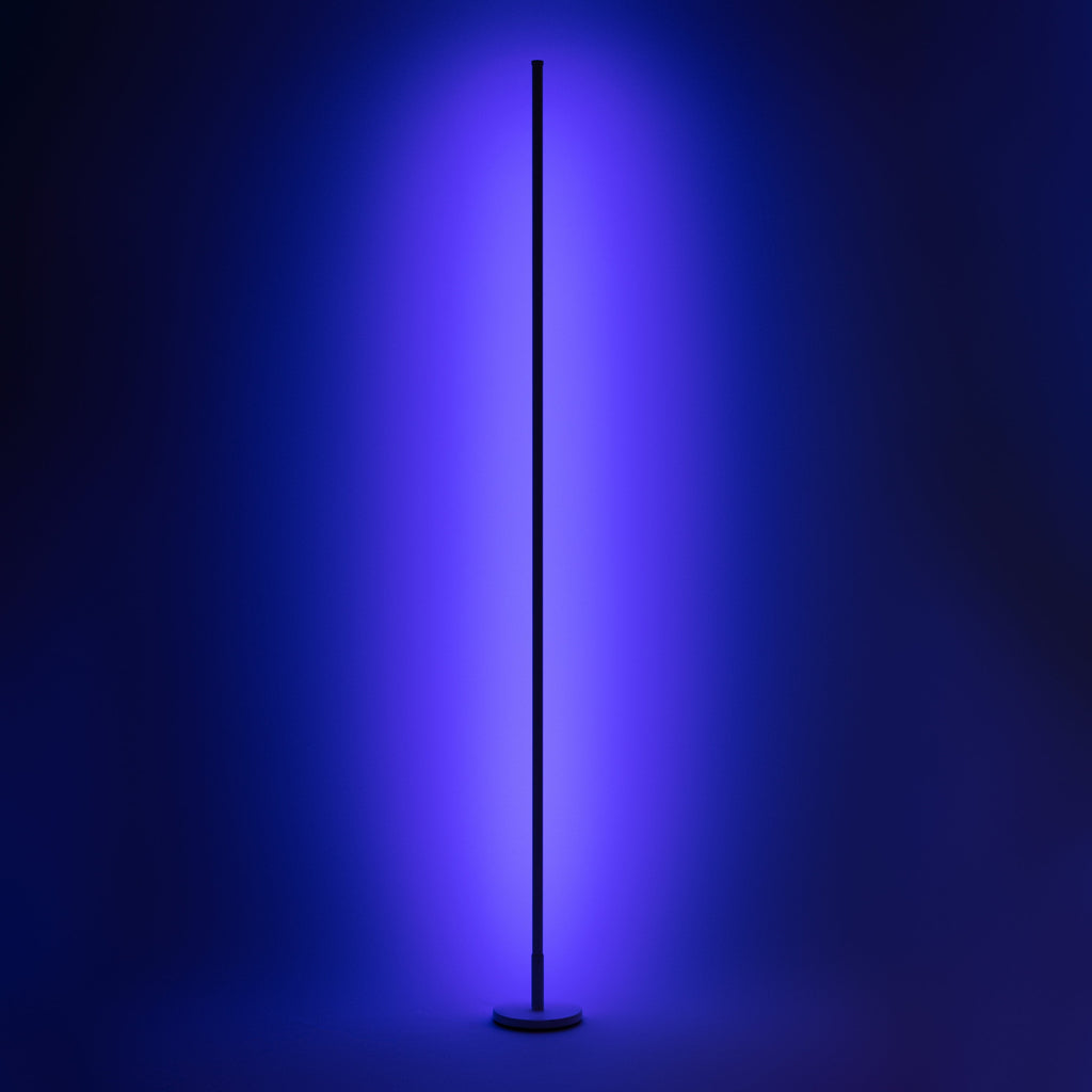 RGB Floor Lamp with Adjustable Brightness and Color Modes for Living Room & Bedroom Lighting