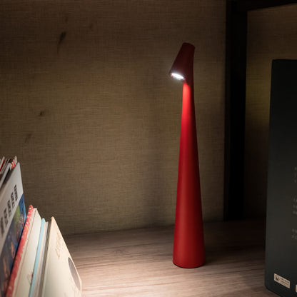 Turntable Lamp Kalem Lamp for Bedside Reading, Small & Cordless with Lumisom Style Cool reading lamps