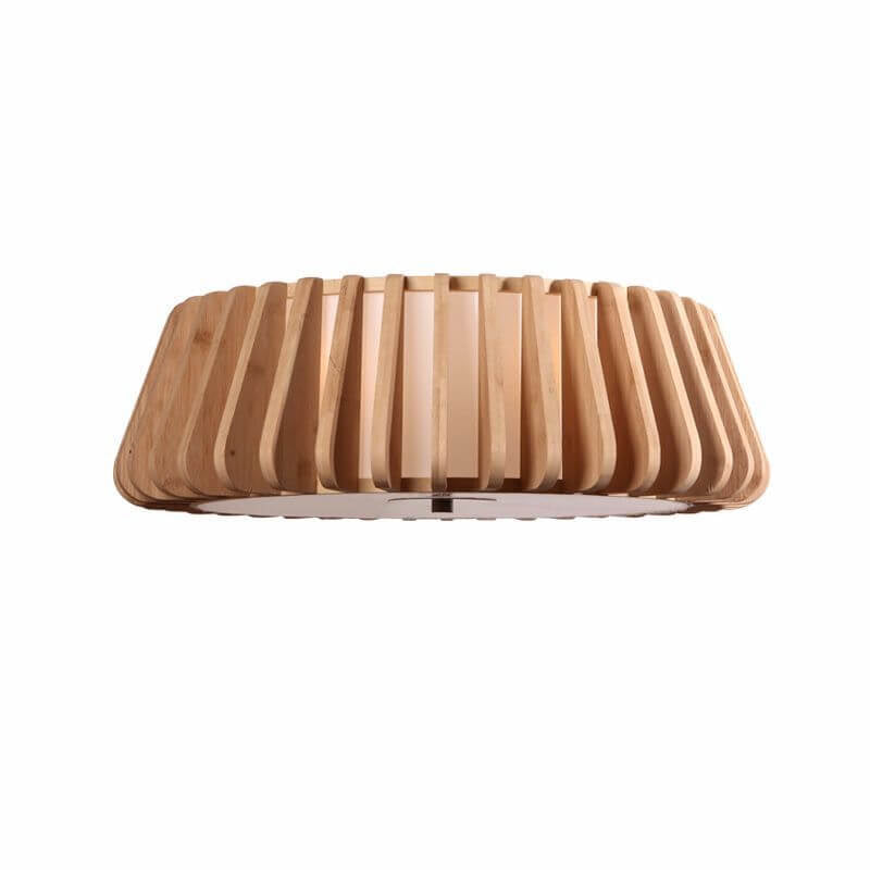 LED Round Ceiling Light Fixture - Solid Wood Design with 3/4/5 Lights for Living Room & Dining Room Lighting