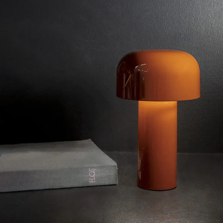 Rechargeable Mushroom Table Lamp - Modern LED Design for Home Office & Nightstand Use