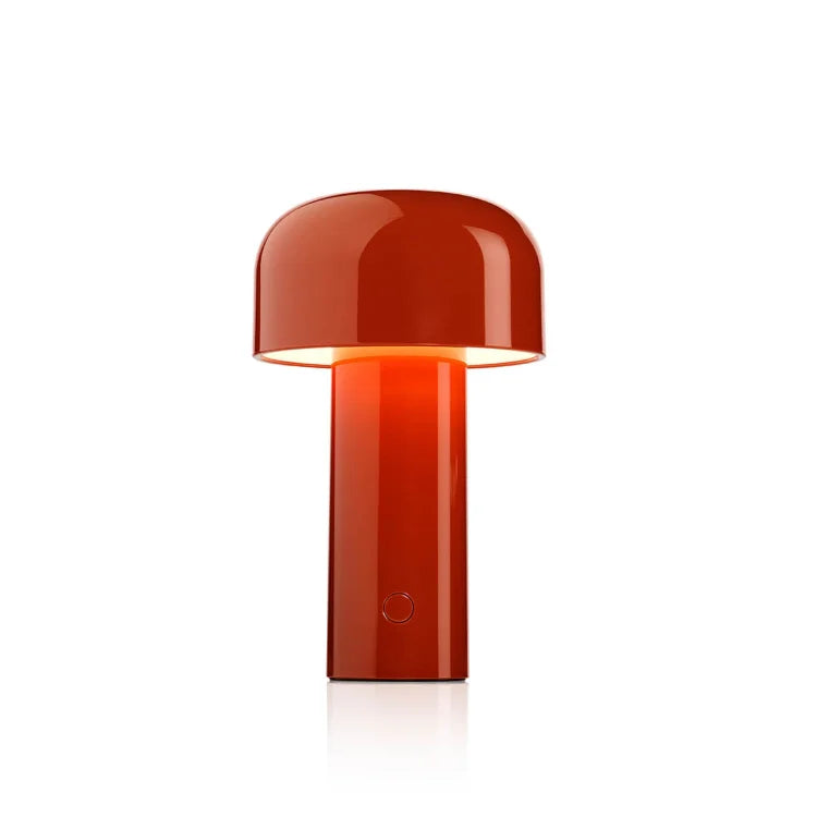 Compact Wireless Mushroom Lamp – Rechargeable and Portable LED Table Light Portable Wireless Design, Ideal for Reading & Table Décor