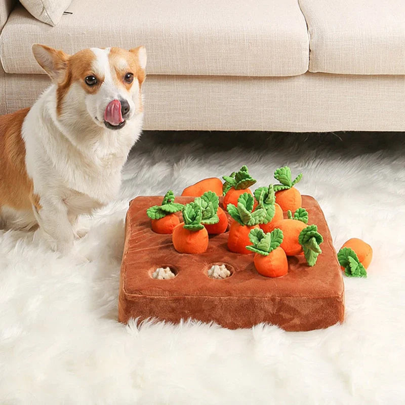 Carrot Farm Dog Enrichment Toy | Durable, Interactive & Ideal for Mental Stimulation and Playtime for All Breeds